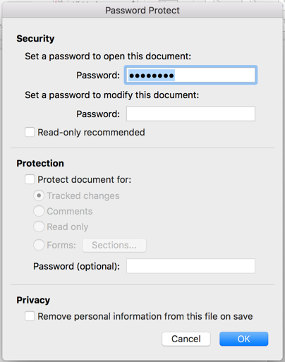 recover a microsoft office password for mac